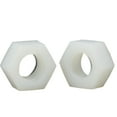 thumbnail image 1 of 20 Pieces Hexagon nylon nut M4x3.06mm For Fasteners Locking Devices Fixed Mechanical., 1 of 4
