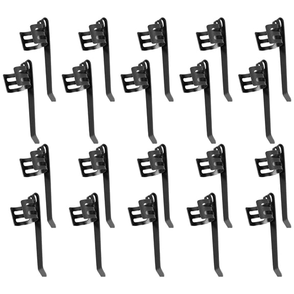 20 Pieces Metal Flashlight Holder Clips Heavy Duty Anti Slip Grip For Various Pen Lights