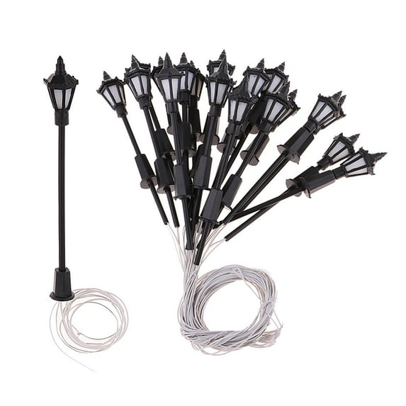 20 Pieces Model Miniature Street Lights OO Scale :150