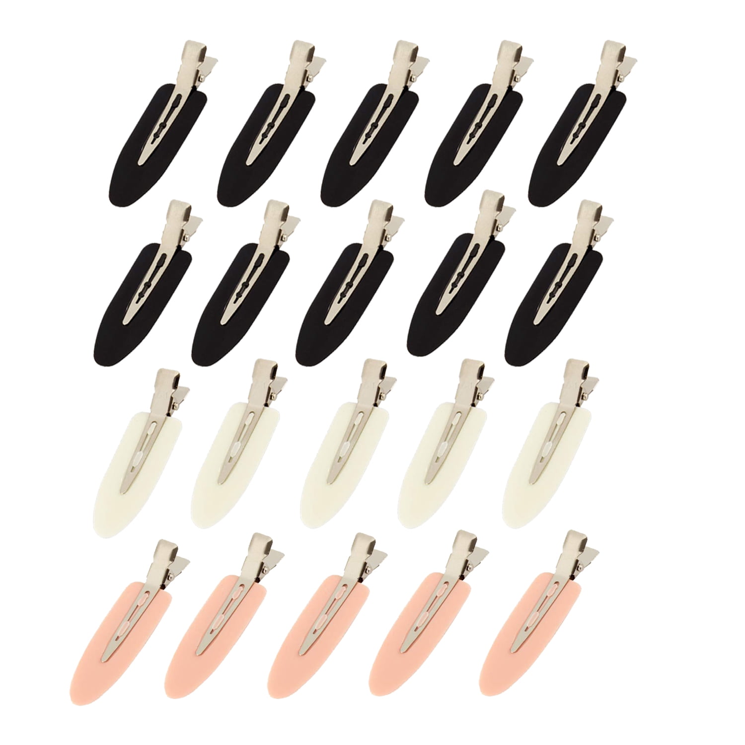 20 Pieces No Bend Hair Clips Pin Curl Clips No Crease Hair Clip for Hairstyle Bangs Waves Makeup