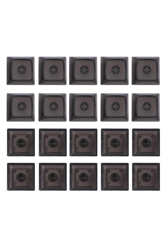20 Pieces PBT Not Engraving Blank Keycap XDA Profile Height 1U Dyeing Sublimation Key Caps for Cherry Mx Switches