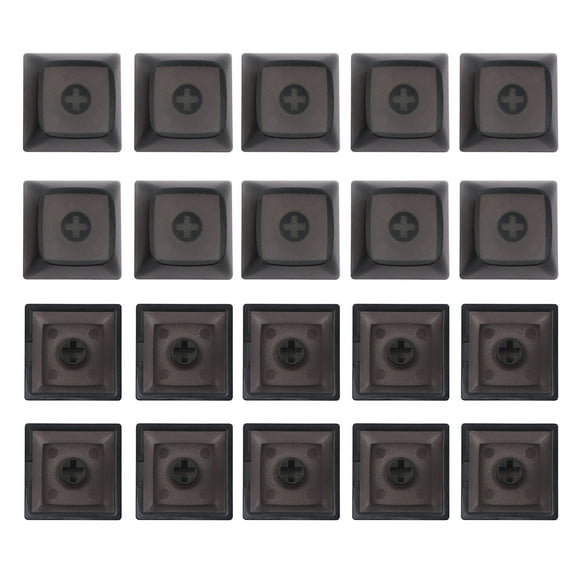 20 Pieces PBT Not Engraving Keycap XDA Profile Height 1U Dyeing Sublimation Key Caps for Switches