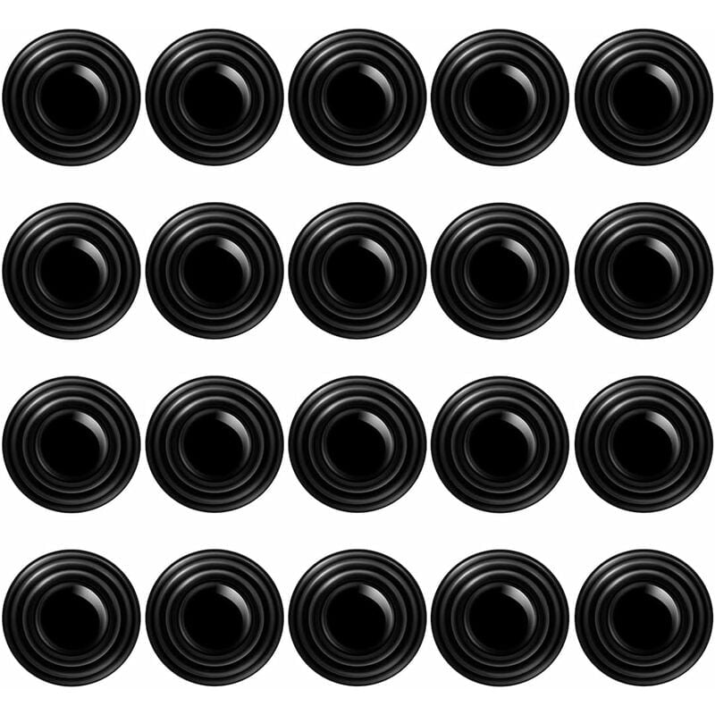 20 Pieces Pack of Door Damper Rubber Sticker, Anti-Vibration Pads for ...