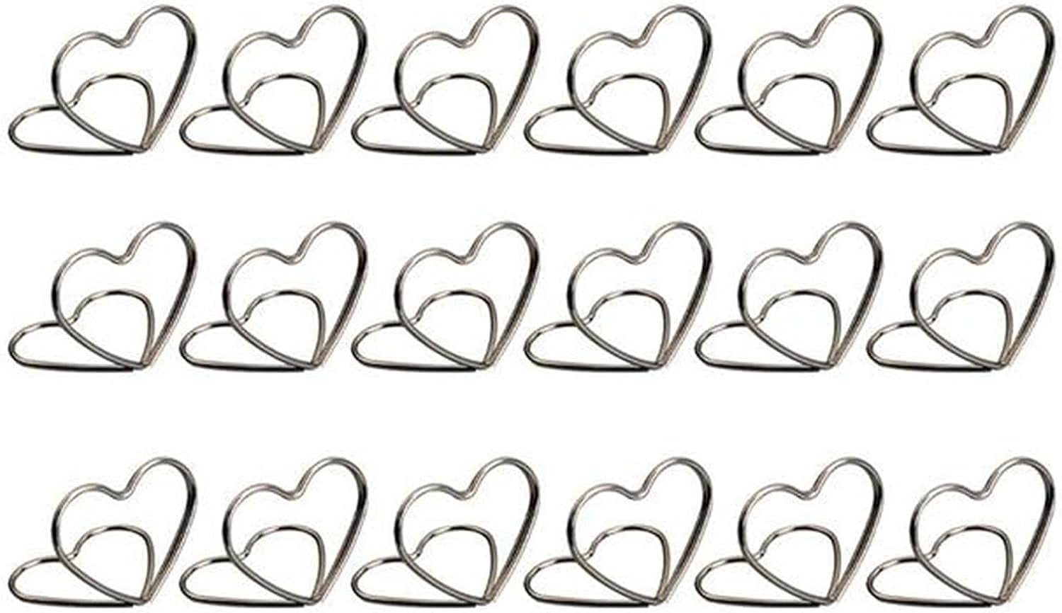 20 Pieces Place Table Card Holders Heart Card Holders,Table Number