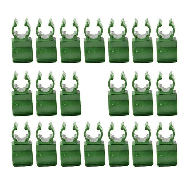20 Pieces Plant Trellis Connector Clips Connector Buckle Clip Reusable Trellis Connector Bracket Parts for Yard Greenhouse Orchard Plants 11mm