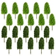 20 Pieces Plastic Simulated Artificial Trees Gardening Landscape