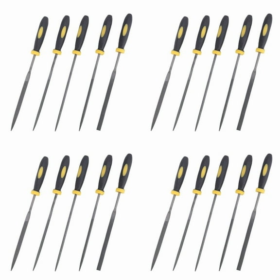 20 Pieces Professional Technical Diamond File 3X140Mm Raft Needle Metal Cutting Tool Glass Metal Stone Carving