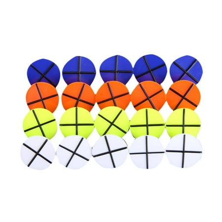 20 Pieces Round Golf Ball Markers Golfer Training Accessories