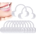 thumbnail image 1 of 20 Pieces (Size M) C-Shape Teeth Whitening Cheek Retractor, Disposable Dental Mouth Opener, Dental Lip Cheek Retractor for Mouthguard Challenge Game, 1 of 6