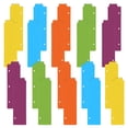 thumbnail image 1 of 20 Pieces Snap-in Plastic Bookmark Mini Binder Dividers Snap in for Planner Multicolor, 1 of 7