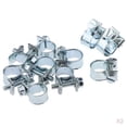 thumbnail image 1 of 20 Pieces Spring Metal Hose Clips Fuel Water Line Worm Ø 12mm, 1 of 8