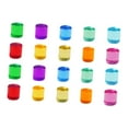 thumbnail image 1 of 20 Pieces Stacking Blocks Set Acrylic Rainbow Gem Cubes Bright Colors for Kids Preschool Learning Fun, 1 of 9