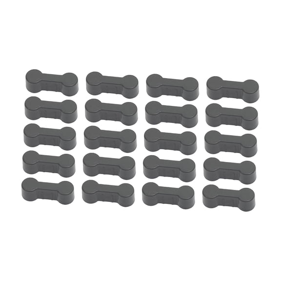 20 Pieces Train Track Connector Dog Bone Adapter Secure Fit Plastic for Boys Girls Toy Railroad System