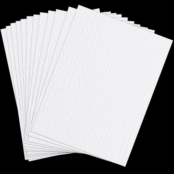 20 Pieces Vinyl Siding Patch Mobile Home Skirting Repair Kit House Siding Vinyl Fence Parts Self Adhesive PVC Tape Hole Covering for Walls Holes Blemishes Tools (Wood Grain Pattern)