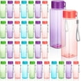 20 Pieces Water Bottle Bulk 17 oz Plastic Water Bottles Bulk Sport