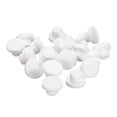 thumbnail image 1 of Uxcell 20Pcs White Rubber Stopper, Plug Holes for 13mm / 0.51" Hole, 1 of 5