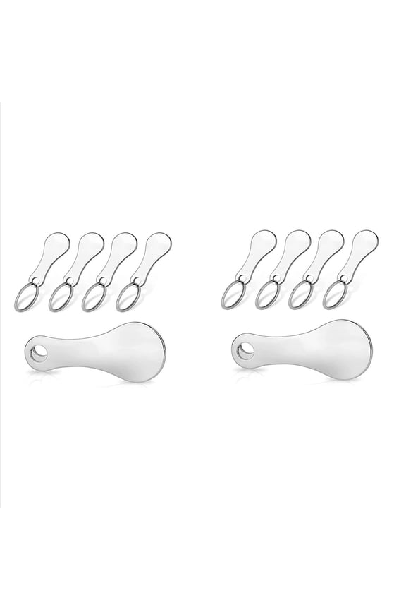 20 Pieces of Stainless Steel Remover- Token As Key Ring-Can Be Detached Directly,20 x key ring,silver