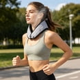 thumbnail image 1 of 20 Plus Hours Cold Relief Cooling Wrap Reusable Water Activated Neck Ice Bandana for Sports Outdoor Work Travel Lightweight, 1 of 8