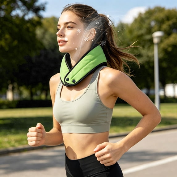 20 Plus Hours Cold Relief Cooling Wrap Reusable Water Activated Neck Ice Bandana for Sports Outdoor Work Travel Lightweight