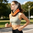 thumbnail image 1 of 20 Plus Hours Cold Relief Cooling Wrap Reusable Water Activated Neck Ice Bandana for Sports Outdoor Work Travel Lightweight, 1 of 8