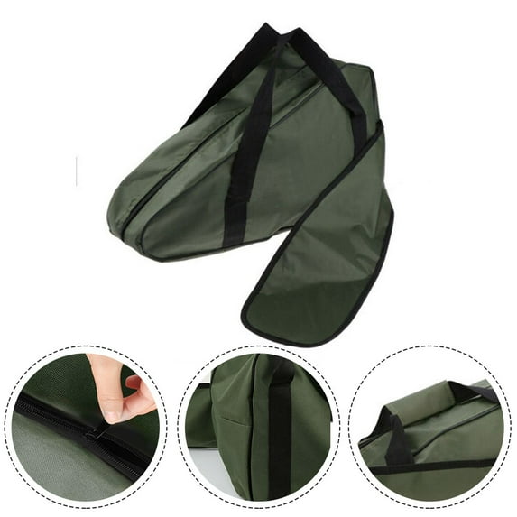 20\" Portable Chainsaw Bag Saw Carry Case Protective Holdall Chain Saw Box Green
