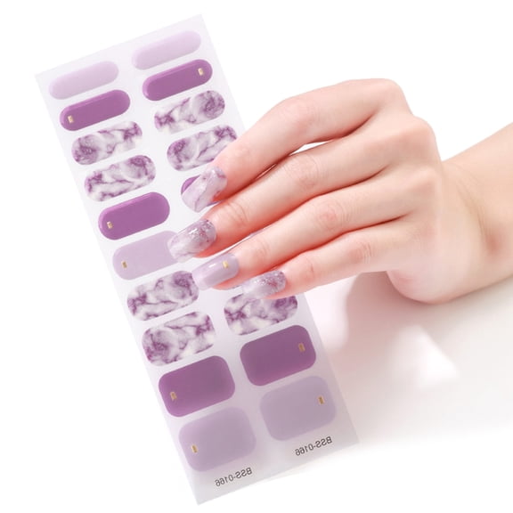 4Pcs Gewell Gel Nail Sticker - Gewell Gel Nail Sticker Kit with UV ...