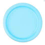 Way To Celebrate Powder Blue 9" Paper Plates, 20 Count