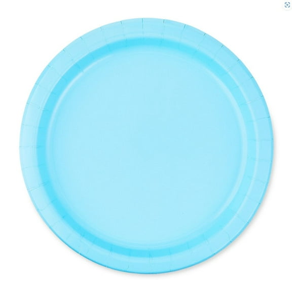 20 Powder Blue 9" Paper Plates