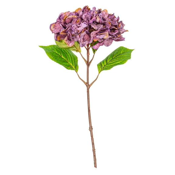 20" Purple Real Touch Hydrangea 2/Bag