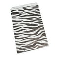 thumbnail image 1 of 20 Qty 6" x 9" Decorative Flat Paper Gift Bags - Zebra Pattern on White Kraft Bags - for Sales/Treats/Parties Cookies/Gifts - N'icePackaging, 1 of 8