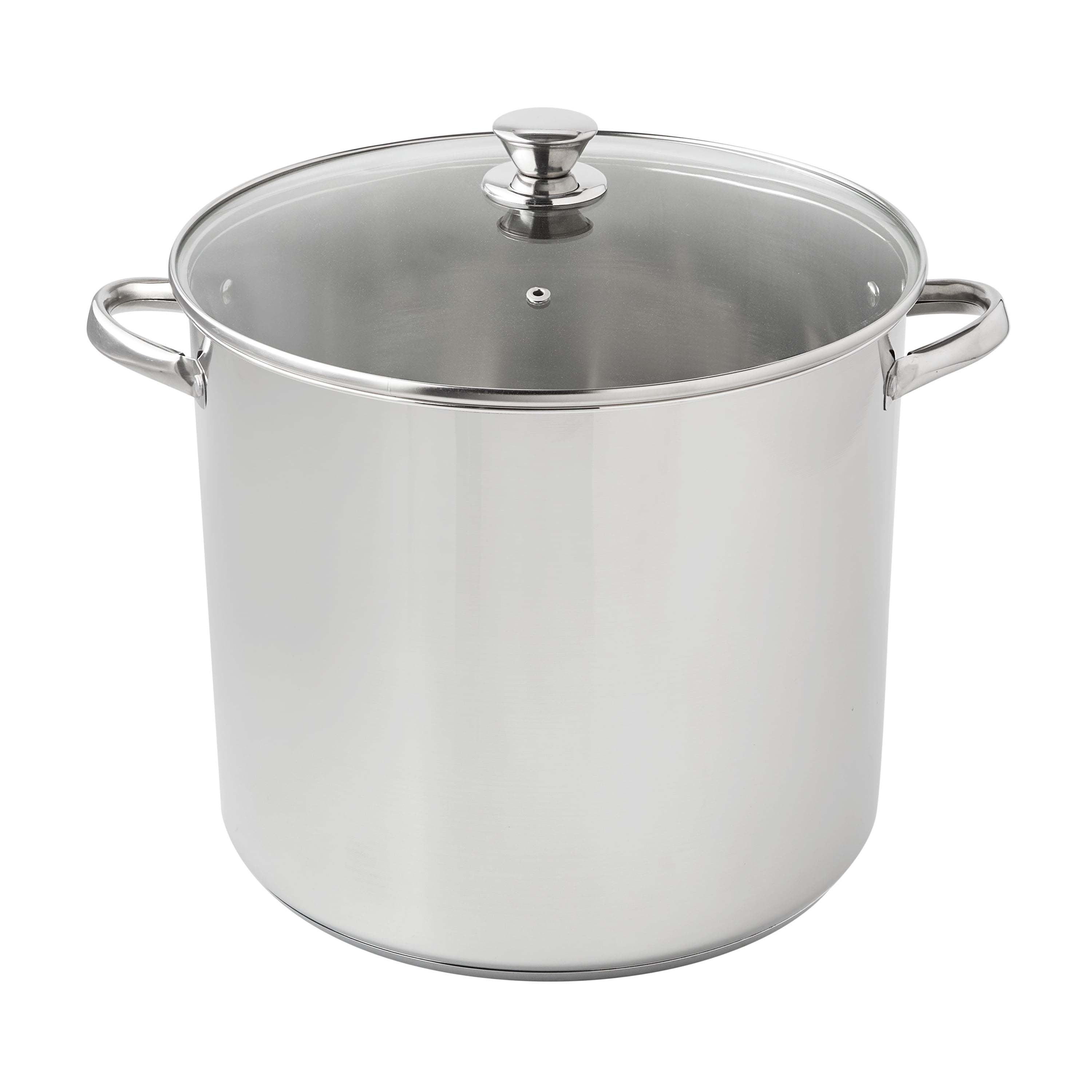 20Quart ExtraLarge Stock Pot Durable Stainless Steel Construction