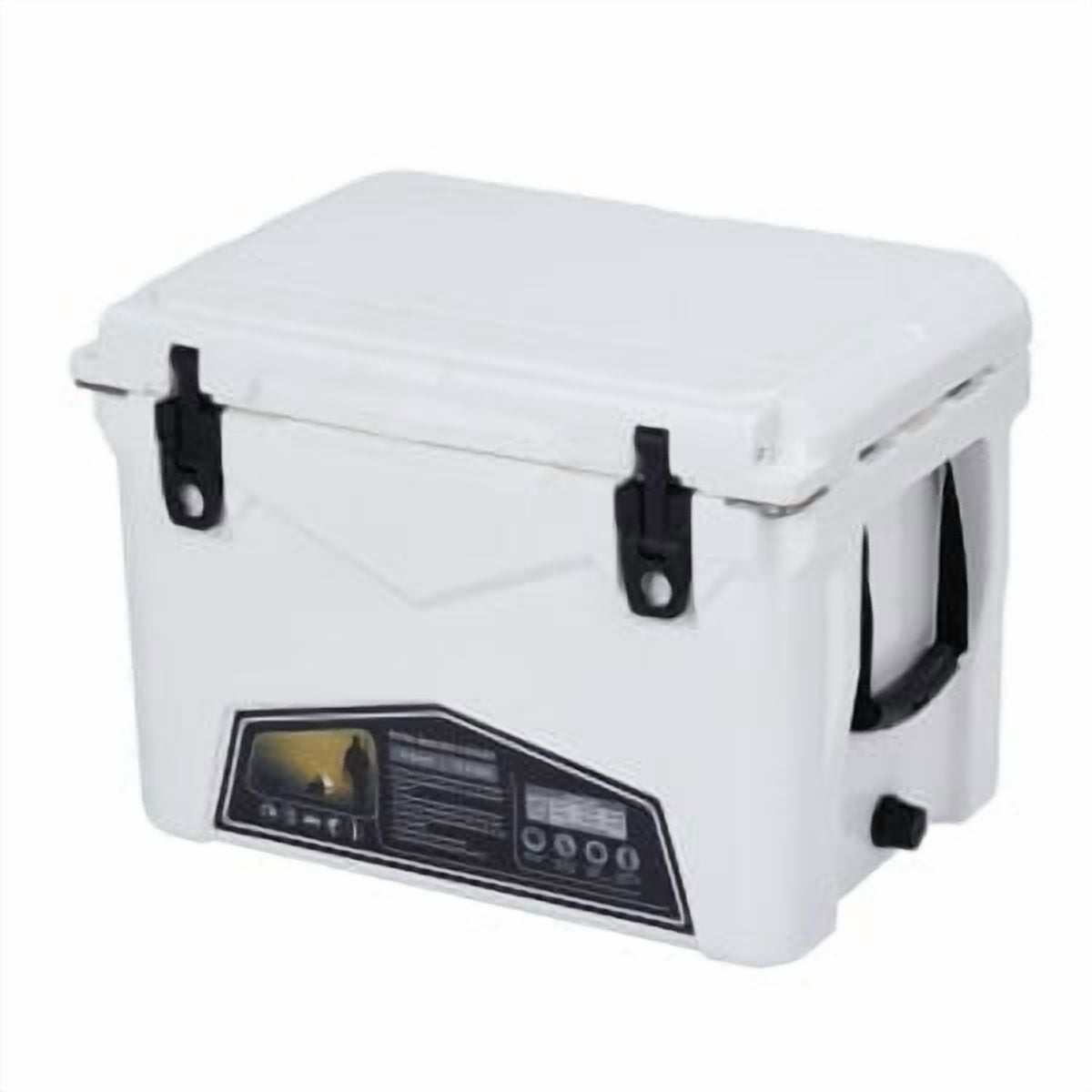 20 Quart Hard Camping Cooler, Adventure Outdoor Cooler Portable Insulated Ice Chest Cooler Box with Heavy Duty Handle, 5-Day Ice Retention, Great Camping Cooler with Easy Carry Top Handle Cooling Ice