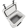 thumbnail image 1 of 20 Quart White Cooler, Ultra-tough Hard Shell Ice Chest – Compact Portable, 1 of 9
