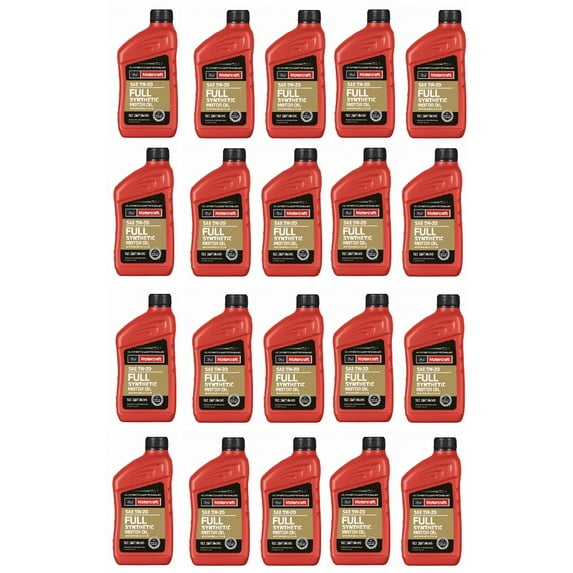 20 Quarts OEM Full Synthetic Engine Motor Oil FORD/Motorcraft SAE 5W-20 Mpn #XO-5W20-Q1FS