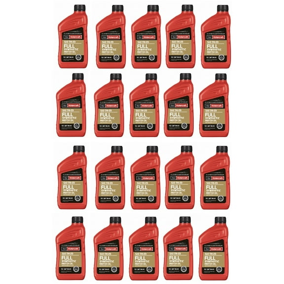 20 Quarts OEM Full Synthetic Engine Motor Oil FORD/Motorcraft SAE 5W-20 Mpn #XO-5W20-Q1FS