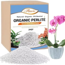 20 Quarts Organic Perlite for Plants - Horticultural Perlite Soil Amendment for Plants Potting Mix, Natural Chunky Perlite Soil Additive Conditioner Improve Root Growth, Drainage and Ventilation
