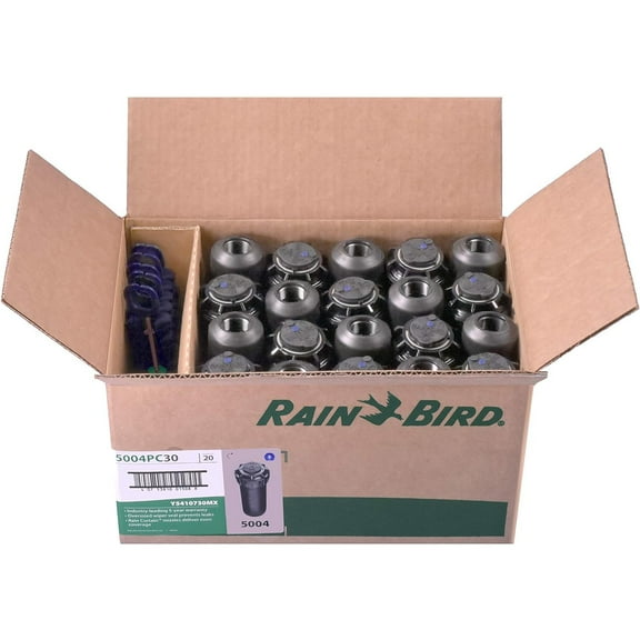 20 Rain Bird Adjustable Rotor Heads 5004 PC Sprinklers With Nozzles (20)