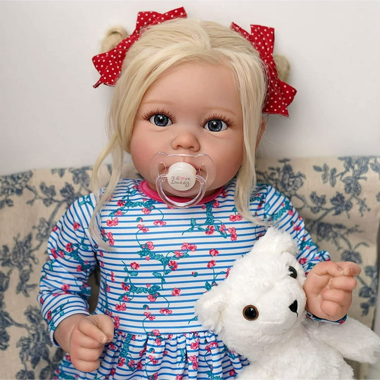 20" Reborn Baby Dolls Realistic Baby Dolls Soft Body Real Life Baby Dolls Girl with Gift Box for Kids Age 3+