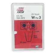 20 Rema Tip Top W-3 Tire Regroover Angle Edge Blades 6-8mm Wide, Up To 10mm Deep