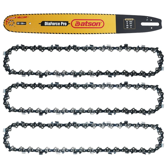 20" Replacement Chainsaw Bar and Chain Combo 3/8" Pitch 0.050" Gauge 72 Drive Links Tail Mount D025 For STL 026,026 PRO,026P,028,028 Super,029,030,031,032,034,034 SUPER,036,036 PRO,036 QS,038