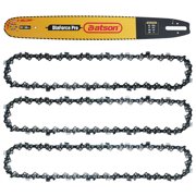 20" Replacement Chainsaw Bar and Chain Combo 3/8" Pitch .050" Gauge 72 Drive Links Tail Mount D025 For STL 038 Super MAGNUM,039,040,041,042,044,044 MAGNUM,045,046,046 MAGNUM,048,056,056 SUPER,064,066