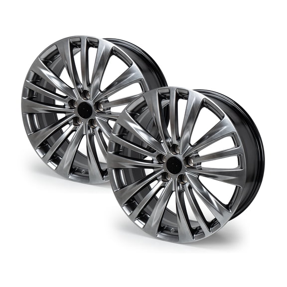 20" Replacement Wheel Rim 20x8-inch 5-Lug, for 2020-2022 Toyota Highlander, Set of 2, Grey Alloy Rims