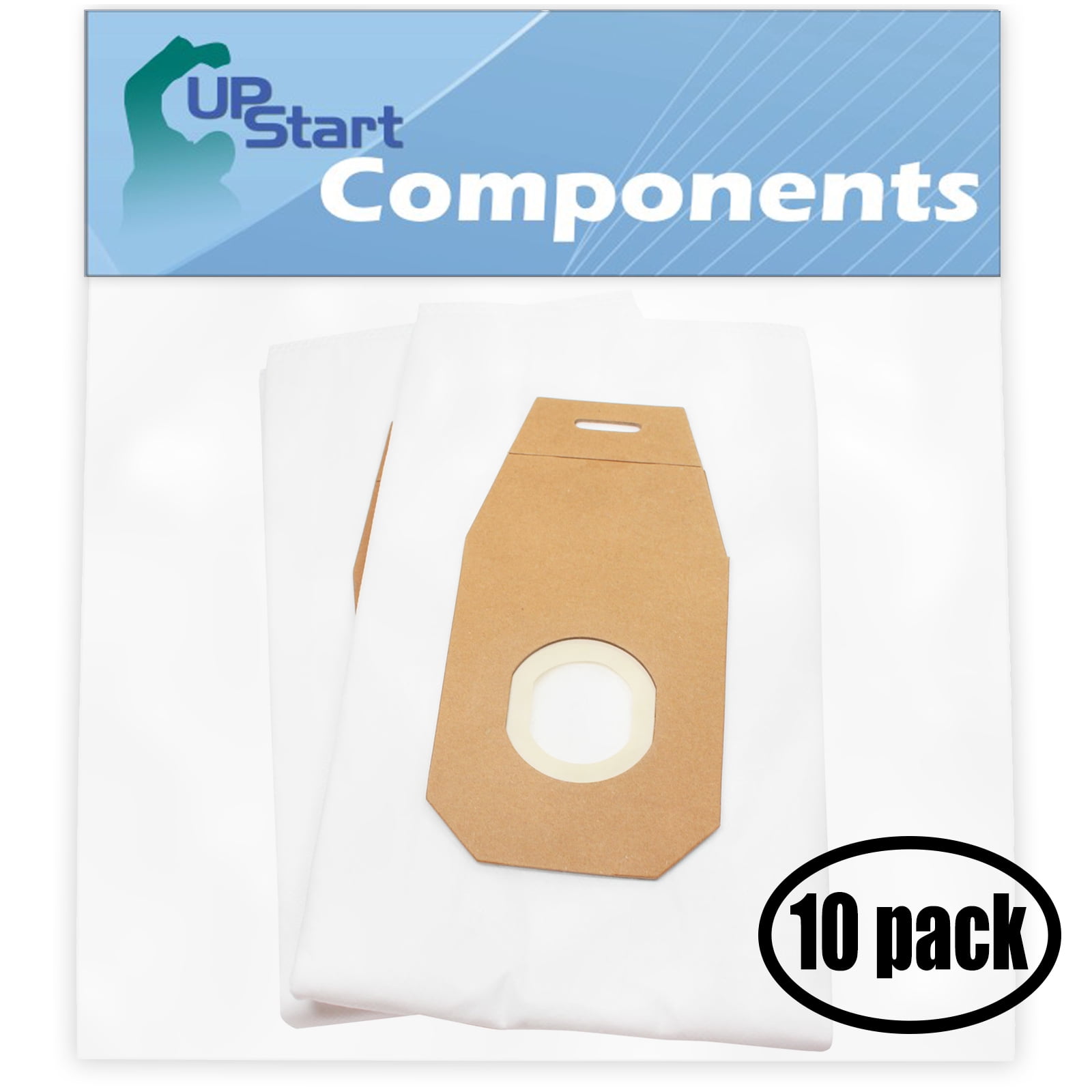 20 Replacement for Hoover UH30010 Vacuum Bags - Compatible with Hoover 302982002, AH10000, Type Q HEPA Vacuum Bags (10-Pack, 2 Bags Per Pack)