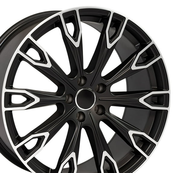 20" Replica Wheel AU32 Fits Audi Q Series Rim 20x9 Satin Mach'd Wheel