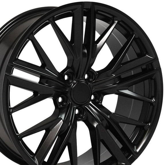 OE Wheels CV25 20 Inch Rim Fits Camaro ZL1 Style 5x120 20x8.5 Satin Black - Hollander 5773 (1)