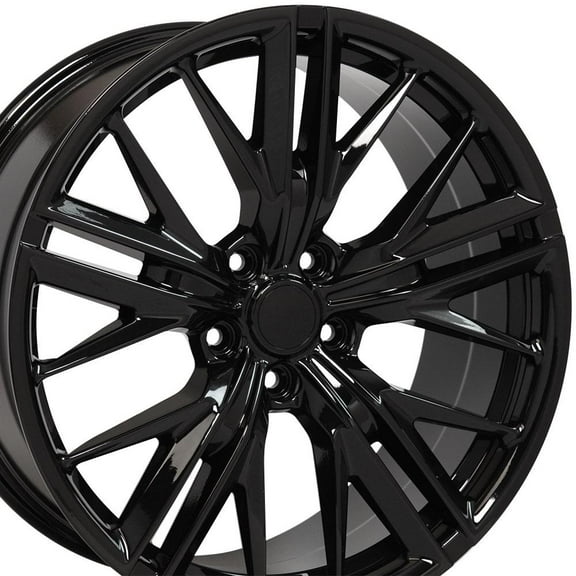 OE Wheels CV25 20x9.5 Rear Rim Fits Base Camaro - ZL1 Style Gloss Black 5x120 - Hollander 5773 (1)