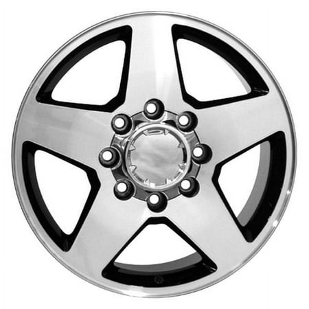 20" Rim Fits 2002-2007 Chevrolet Avalanche 2500 Black Mach'd 20x8.5 Silverado Wheel