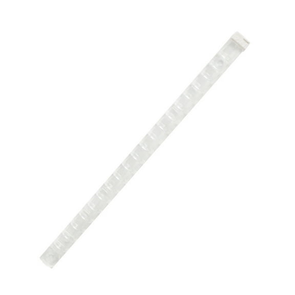 20 Ring Transparent Plastic Binding Comb 0.38 Inch Diameter 80 Sheet Capacity 26-Ring Clear Binding Comb for Students