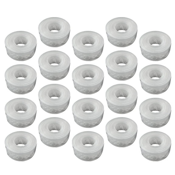 20 Rolls Balloon Garland Strip Balloons The Chain Valentine Day Decor Room Decorations White Plastic