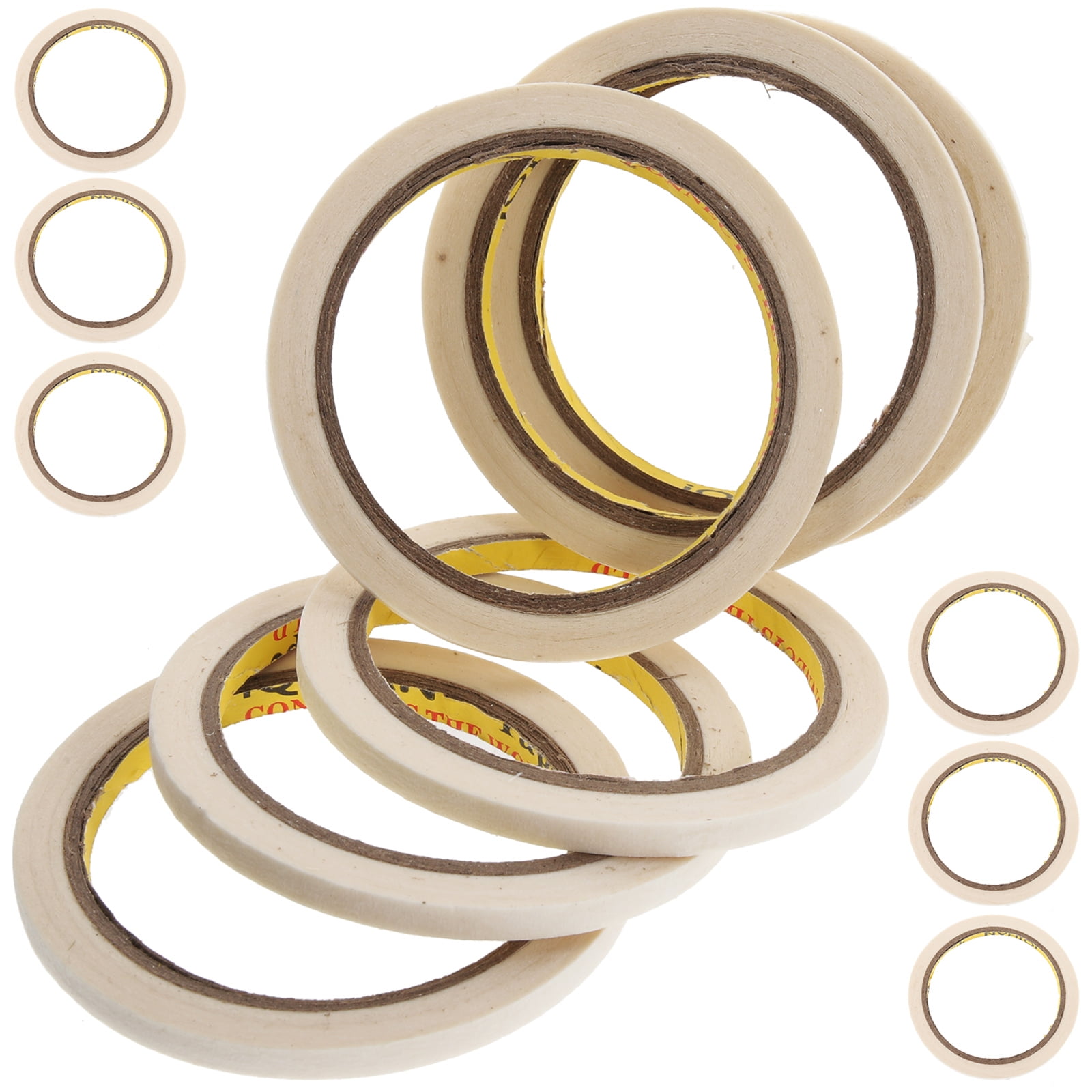 20 Rolls Crepe Paper Universal Masking Tape Notebooks Oil Paint